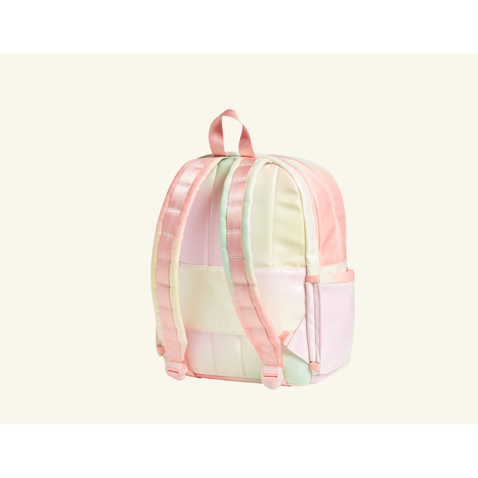 Double Pocket Backpack - Tie Dye Patchwork