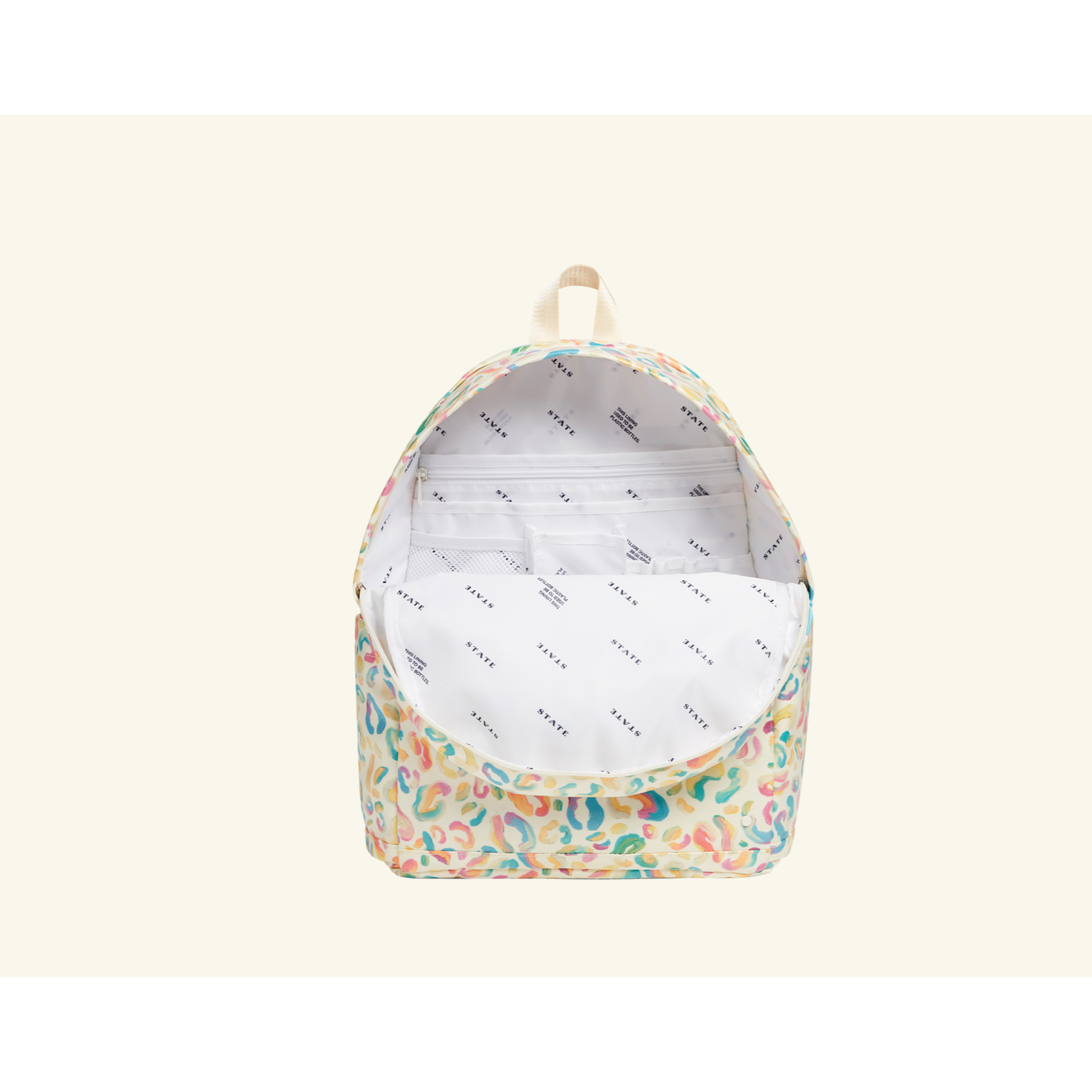 Large Backpack - Painterly Animal