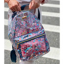 Confetti Clear Backpack - Black