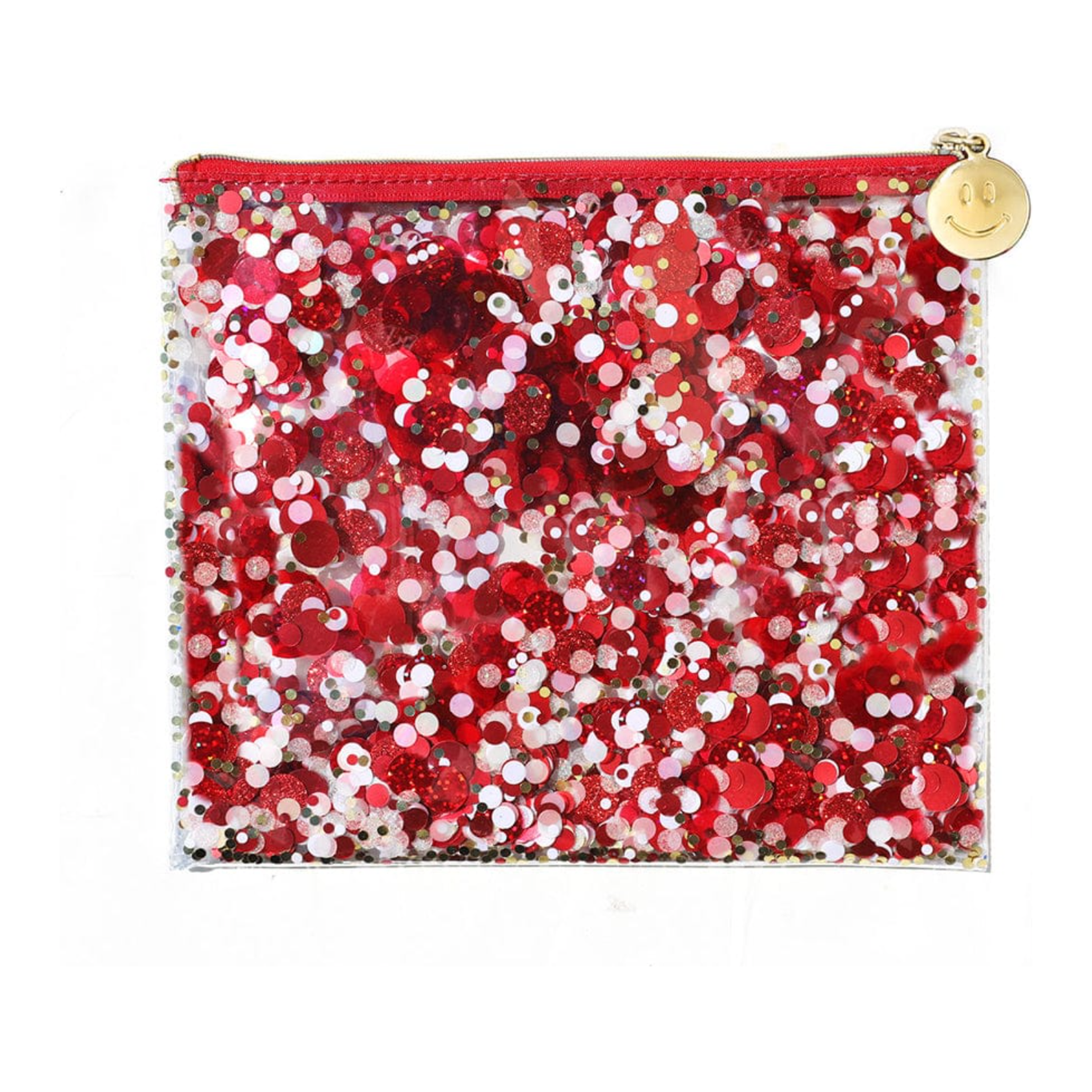 Confetti Everything Pouch - Red