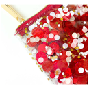 Confetti Everything Pouch - Red