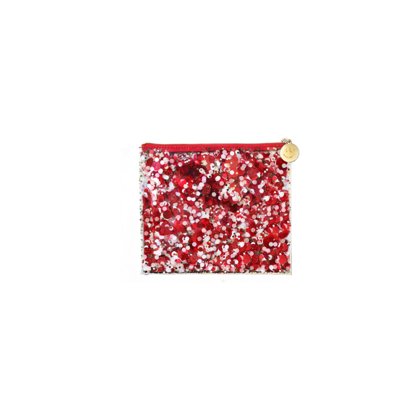 Confetti Everything Pouch - Red