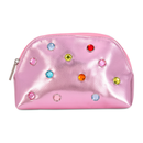 Pink Candy Gem Oval Cosmetic Bag