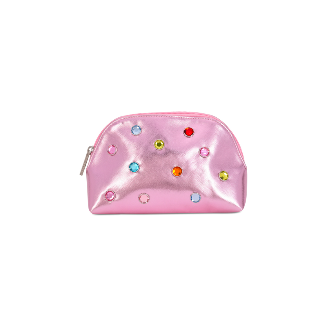 Pink Candy Gem Oval Cosmetic Bag