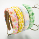 Floral Headband - Rainbow Pink