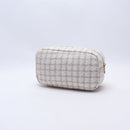 Medium Beige Checkers Pouch