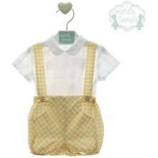 Yellow Picnic Baby Boy Jumper