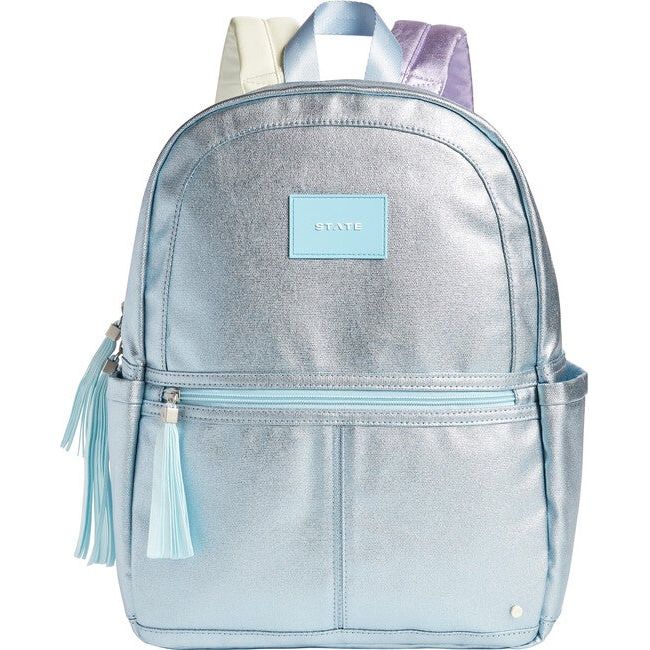 Large Backpack - Metalic Blue