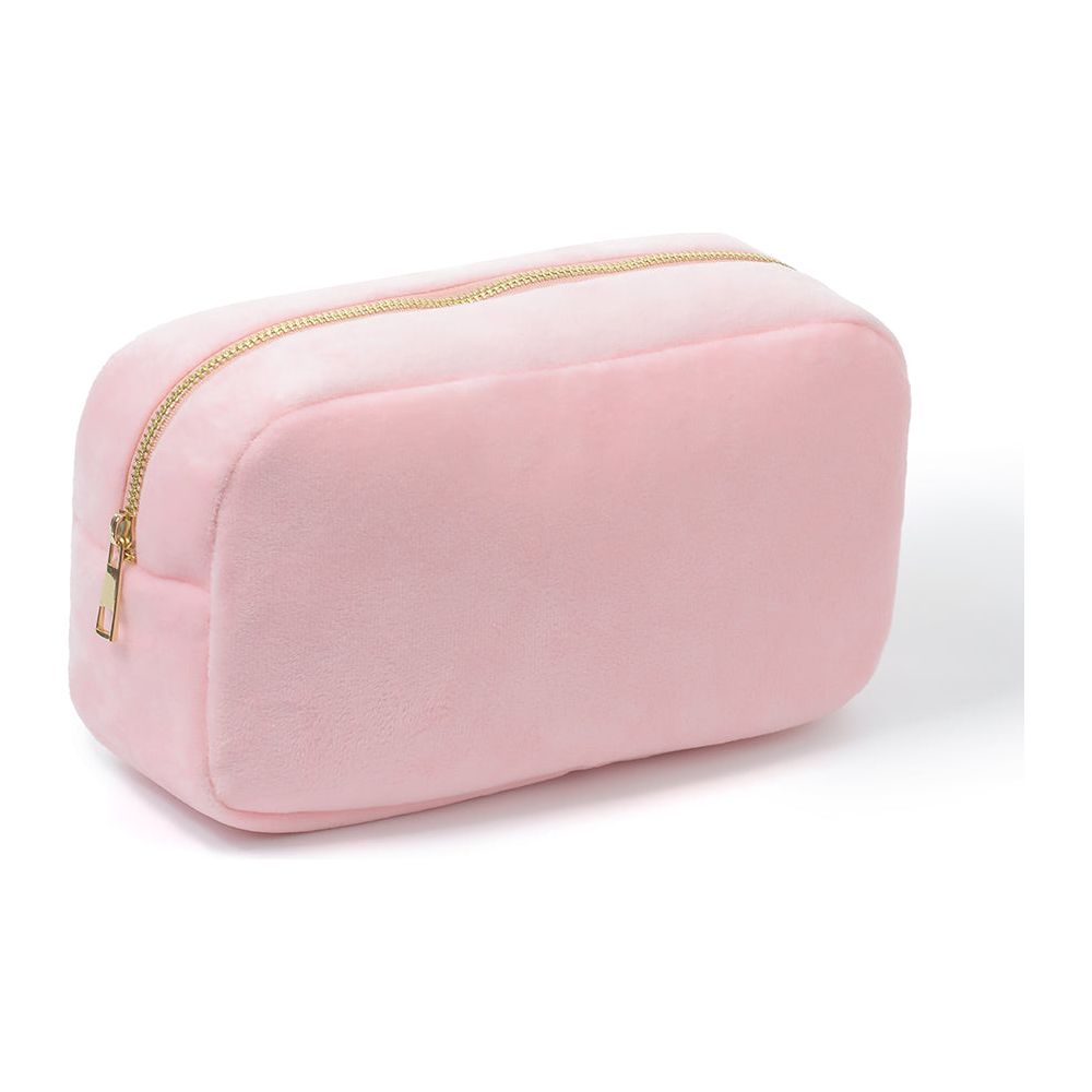 Small Pink Velvet Pouch