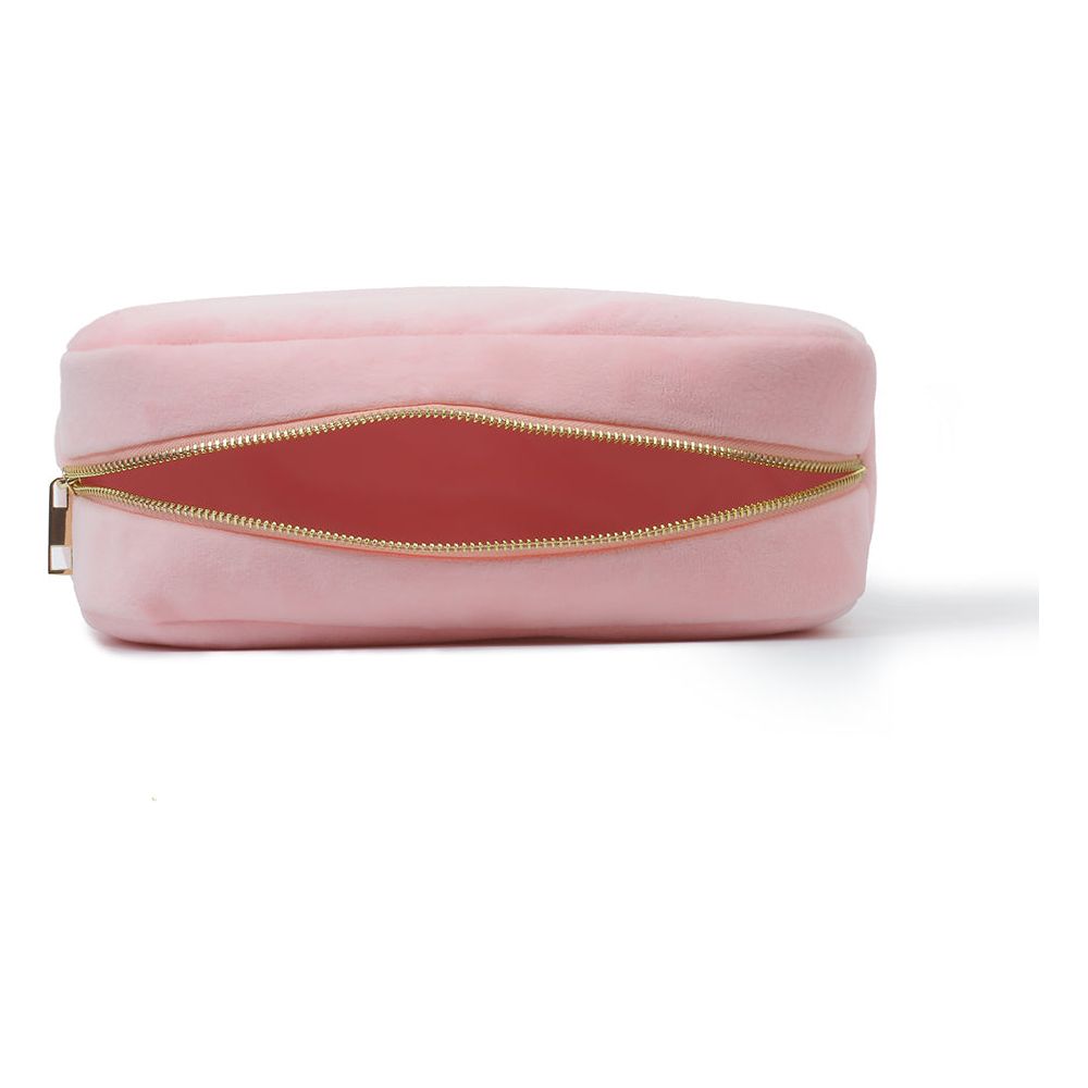 Small Pink Velvet Pouch